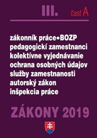 Zákony 2019 III. časť A