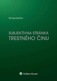 Subjektívna stránka trestného činu