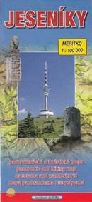 Jeseníky panoramatická a turistická mapa