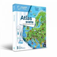 Atlas sveta - hovoriaca interaktívna kniha (Kúzelné čítanie) - neobsahuje ceruzku Albi