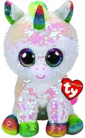 Beanie Boos Flippables Pixy bílý jednorožec 24 cm