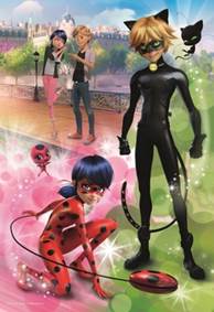 Puzzle Kouzelná Beruška a Černý kocour: Partneři