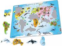 Animals of the world - Puzzle Larsen