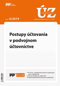UZZ 6/2019 Postupy účtovania v podvojnom účtovníctve