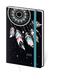 Diář 2020 A7 LYRA týdenní Feathers