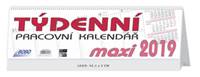 Týdenní pracovní kalendář 2019 maxi - stolní kalendář