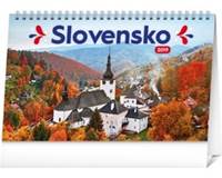 Slovensko - stolový kalendár 2019