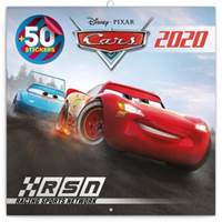 Poznámkový kalendář Auta 3 2020, s 50 sa