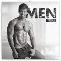 Poznámkový kalendář Muži 2020, 30 × 30 c