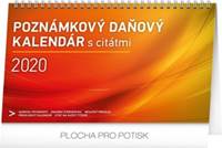 Stolní kalendář Poznámkový daňový s citá