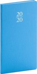 Kapesní diář Capys 2020, světle modrý, 9