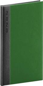 Kapesní diář Dakar 2020, šedozelený 9 ×