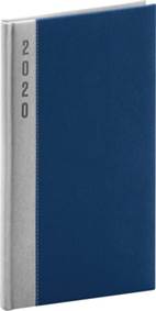 Kapesní diář Dakar 2020, stříbrnomodrý 9