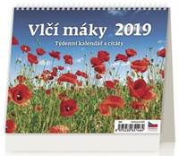 Vlčí máky - stolní kalendář 2019