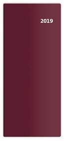 Torino - diár vreckový mesačný - bordó/bordeaux red