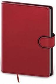 Diář 2019 denní B6 Flip červeno/černý