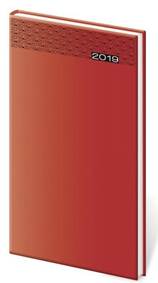 Diář 2019 kapesní Gommato červený