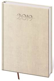 Diář 2019 denní A5 Idaho béžový
