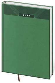 Diář 2019 týdenní B5 Print zelený
