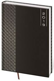 Diář 2019 denní A5 Square černý