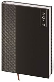 Diář 2019 týdenní A5 Square černý