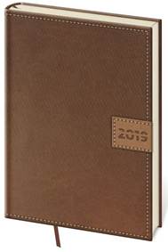 Diář 2019 týdenní A5 Toledo hnědý