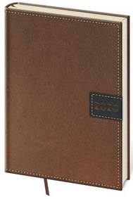 Diár 2019 denný A5 Toledo - hnedá