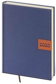 Denní diář A5 Toledo modrý