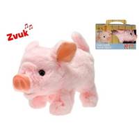 Prase plyšové se zvukem, chodící