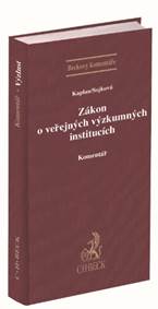 Zákon o veřejných výzkumných institucích. Komentář