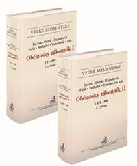 Občiansky zákonník I a II. zväzok.(komplet!) (2. vydanie) kúpite na Knihyprekazdeho.sk