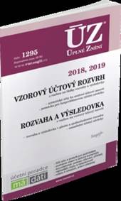 ÚZ 1295 Vzorový účtový rozvrh 2018, 2019, Rozvaha a výsledovka 2018, 2019