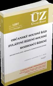 ÚZ 1297 Občanský soudní řád, Zvláštní řízení soudní, Rozhodčí řízení