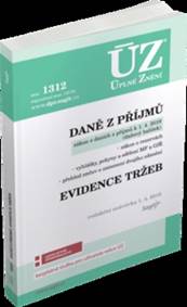 ÚZ 1312 Daně z příjmů, evidence tržeb - duben 2019