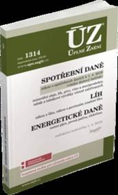 ÚZ 1314 Spotřební daně, líh, paliva a maziva, energetické daně - duben 2019