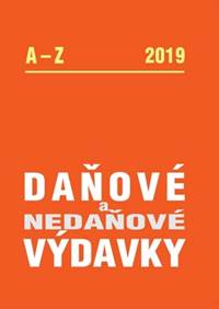 Daňové a nedaňové výdavky 2019