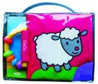 Šusticí měkká knížka s chrastítkem Ovečka