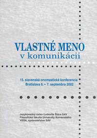 Vlastné meno v komunikácii