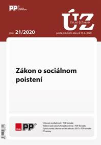 UZZ 21/2020 Zákon o sociálnom poistení