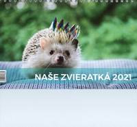 Naše zvieratká 2021 - stolový dvojtýždenný kalendár