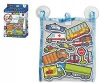 Vodolepky Moje první auta se síťkou 12ks v krabici