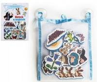 Vodolepky Krtek a zajíček pěnová sada 12ks v krabičce