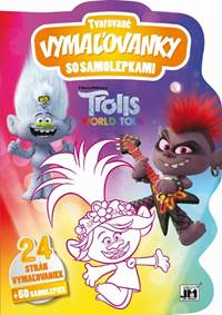 Tvarované vymaľovanky - Trolls