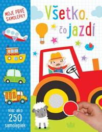 Kniha Všetko, čo jazdí moje prvé samolepky