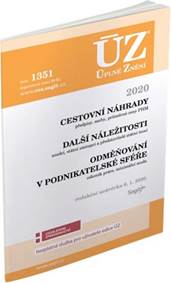 ÚZ 1351 Cestovní náhrady