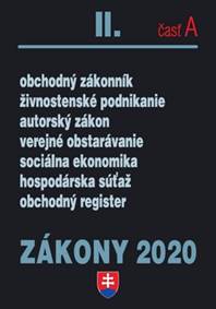 Zákony 2020 II. časť A