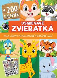 Usmievavé zvieratká + 200 nálepiek