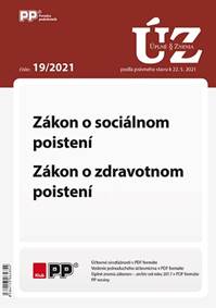 UZZ 19/2021 Zákon o sociálnom poistení, Zákon o zdravotnom poistení
