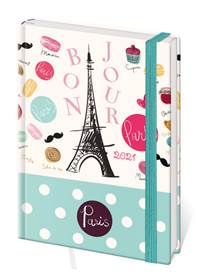 Diář 2021 B6 LYRA denní s gumičkou L388 Paris