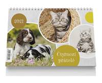 Stolní kalendář - Čtyřnozí přátelé 2021